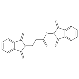 1,3-dioxo-2,3-dihydro-1H-isoindol-2-yl 3-(1-methylidene-3-oxo-2,3-dihydro-1H-isoindol-2-yl)propanoate Structure