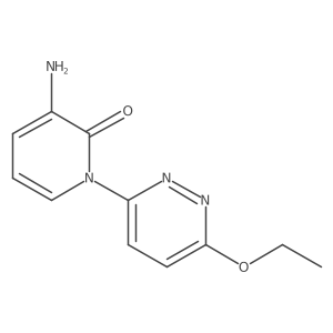 3-amino-1-(6-ethoxy-3-pyridazinyl)-2(1H)-Pyridinone Structure