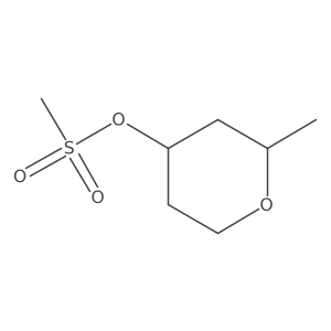[(2R,4S)-2-Methyloxan-4-yl] methanesulfonate Structure