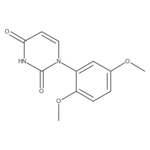 1-(2,5-Dimethoxyphenyl)-1,2,3,4-tetrahydropyrimidine-2,4-dione Structure