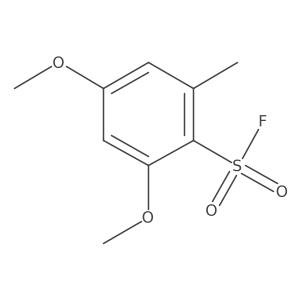 2,4-Dimethoxy-6-methylbenzene-1-sulfonyl fluoride结构式