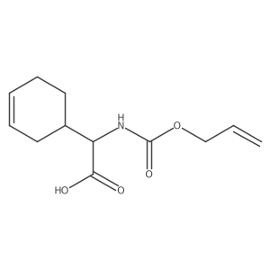 2-(Cyclohex-3-en-1-yl)-2-{[(prop-2-en-1-yloxy)carbonyl]amino}acetic acid Structure