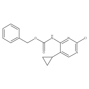 benzyl N-(2-chloro-5-cyclopropylpyrimidin-4-yl)carbamate Structure