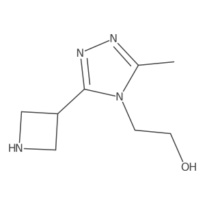 2-[3-(azetidin-3-yl)-5-methyl-4H-1,2,4-triazol-4-yl]ethan-1-ol Structure