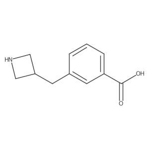 3-[(Azetidin-3-yl)methyl]benzoic acid结构式