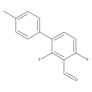2,4-Difluoro-4'-methyl-[1,1'-biphenyl]-3-carbaldehyde结构式