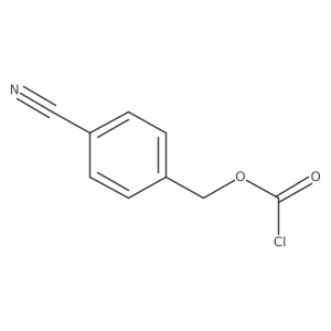 (4-Cyanophenyl)methyl chloroformate Structure