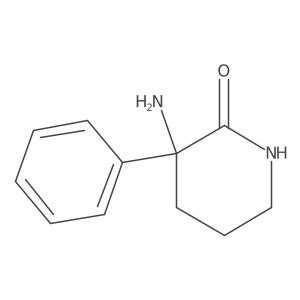3-Amino-3-phenylpiperidin-2-one Structure