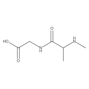 N-Methyl-D-alanylglycine结构式