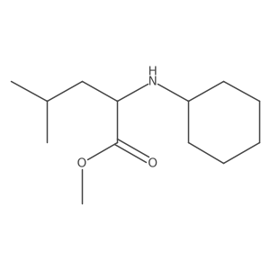 N-Cyclohexyl-L-leucine methyl ester结构式