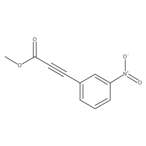 Methyl 3-(3-nitrophenyl)prop-2-ynoate结构式