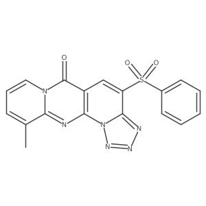16-(Benzenesulfonyl)-7-methyl-3,9,11,12,13,14-hexaazatetracyclo[8.7.0.0^{3,8}.0^{11,15}]heptadeca-1(10),4,6,8,12,14,16-heptaen-2-one Structure