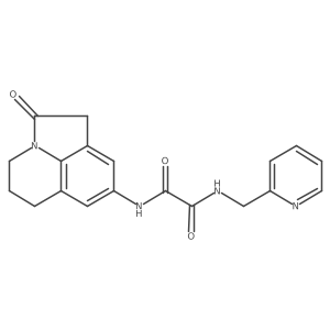 N1-(2-oxo-2,4,5,6-tetrahydro-1H-pyrrolo[3,2,1-ij]quinolin-8-yl)-N2-(pyridin-2-ylmethyl)oxalamide Structure