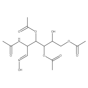 2-(Acetylamino)-2-deoxy-D-glucose 1-Oxime 3,4,6-Triacetate结构式