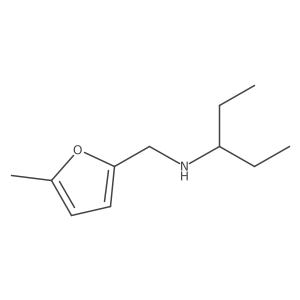 [(5-Methylfuran-2-yl)methyl](pentan-3-yl)amine Structure