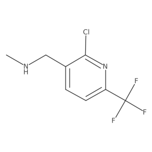 (2-Chloro-6-trifluoromethyl-pyridin-3-ylmethyl)-methyl-amine Structure