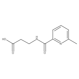 3-(6-Methylpicolinamido)propanoic acid结构式