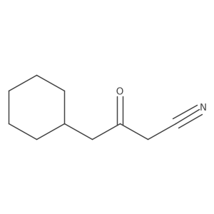 4-Cyclohexyl-3-oxobutanenitrile Structure