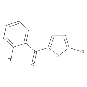 (2-Chlorophenyl)(5-chloro-2-thienyl)methanone结构式