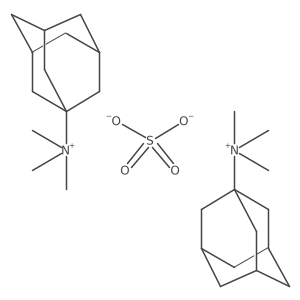 N,N,N-Trimethyl-1-adamantanaminium sulfate (2:1)结构式