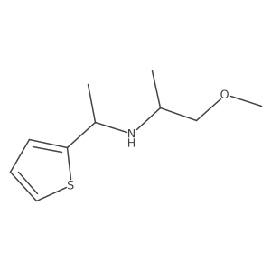 (1-Methoxypropan-2-YL)[1-(thiophen-2-YL)ethyl]amine Structure