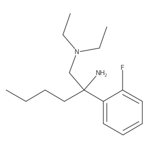 N1,N1-Diethyl-2-(2-fluorophenyl)-1,2-hexanediamine Structure