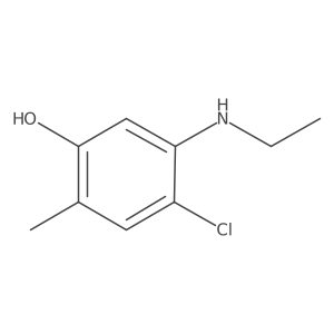 2-Methyl-4-chloro-5-ethylaminophenol结构式