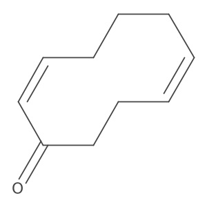 2,7-Cyclodecadien-1-one, (Z,Z)- Structure