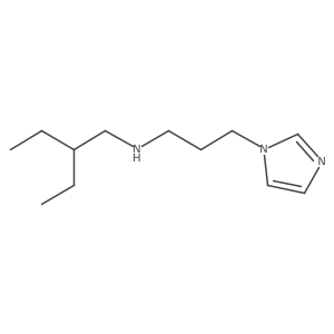 (2-Ethylbutyl)[3-(1H-imidazol-1-yl)propyl]amine Structure