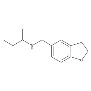 (Butan-2-yl)(2,3-dihydro-1-benzofuran-5-ylmethyl)amine Structure