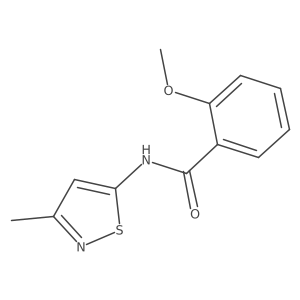 2-methoxy-N-(3-methylisothiazol-5-yl)benzamide Structure