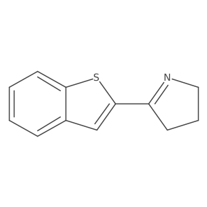 5-(Benzo[b]thiophen-2-yl)-3,4-dihydro-2H-pyrrole Structure
