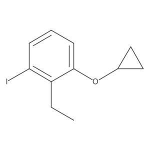 1-Cyclopropoxy-2-ethyl-3-iodobenzene Structure