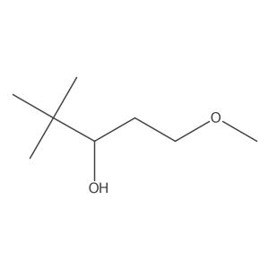 1-Methoxy-4,4-dimethylpentan-3-ol Structure