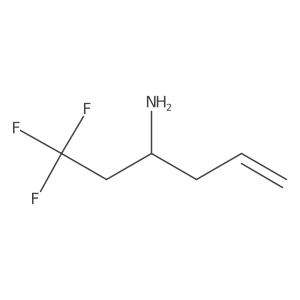1,1,1-Trifluorohex-5-en-3-amine结构式