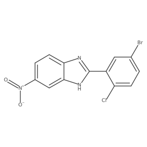 2-(5-Bromo-2-chlorophenyl)-5-nitro-1H-benzimidazole Structure