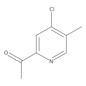 1-(4-Chloro-5-methylpyridin-2-YL)ethanone结构式