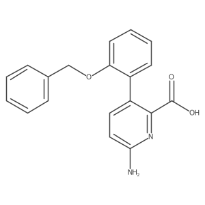 6-Amino-3-(2-benzyloxyphenyl)picolinic acid Structure