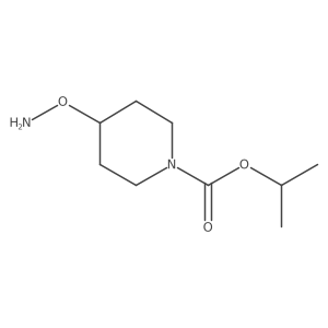Isopropyl 4-Aminooxypiperidine-1-carboxylate Structure