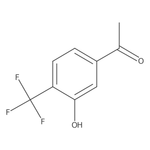 1-(3-Hydroxy-4-(trifluoromethyl)phenyl)ethanone Structure