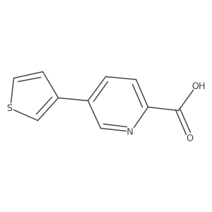 5-(Thiophen-3-YL)picolinic acid Structure