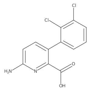 6-Amino-3-(2,3-dichlorophenyl)picolinic acid Structure