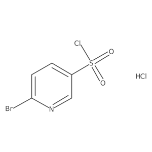 6-Bromopyridine-3-sulfonyl chloride hydrochloride结构式