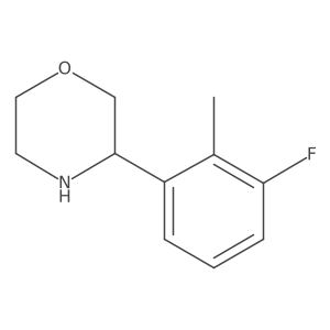 3-(3-Fluoro-2-methylphenyl)morpholine结构式