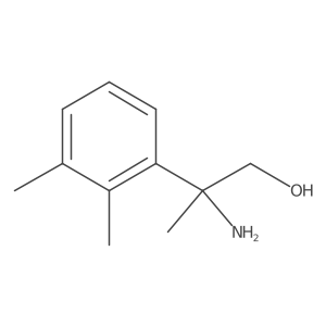 2-Amino-2-(2,3-dimethylphenyl)propan-1-ol结构式