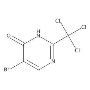 5-Bromo-2-(trichloromethyl)-3,4-dihydropyrimidin-4-one Structure