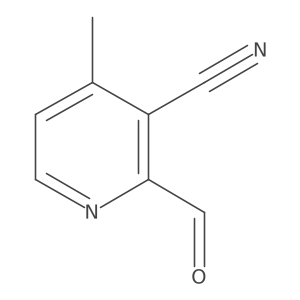 3-Pyridinecarbonitrile, 2-formyl-4-methyl-结构式