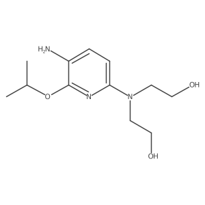 2,2'-((5-Amino-6-isopropoxypyridin-2-yl)azanediyl)bis(ethan-1-ol) Structure