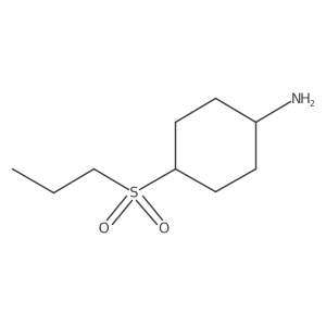 4-(Propane-1-sulfonyl)cyclohexan-1-amine Structure