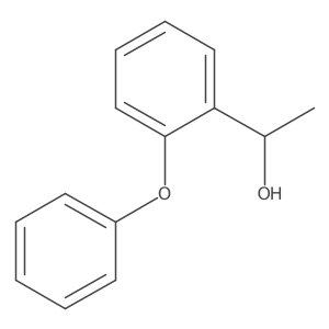 (1R)-1-(2-phenoxyphenyl)ethan-1-ol结构式